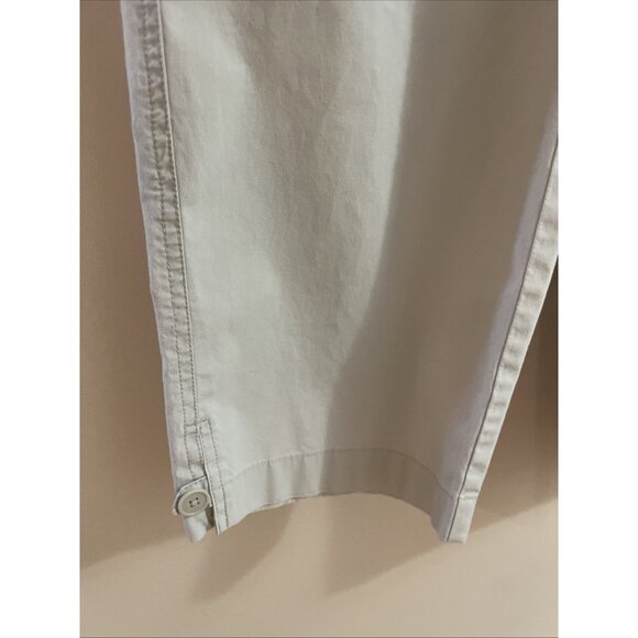 Talbots Stretch Capri Pants Women's Size 6 Petite Khaki Beige Classic Preppy - Picture 3 of 11